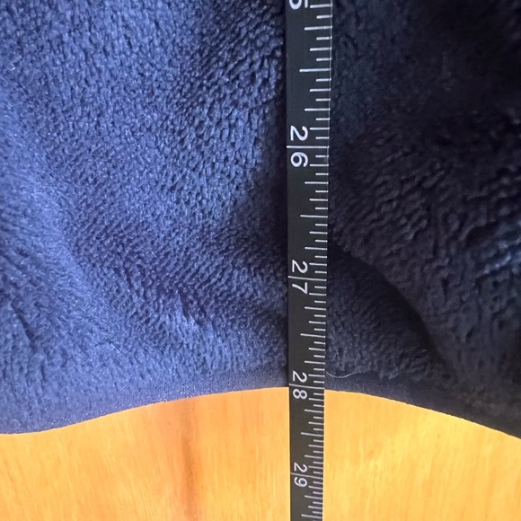 L.L. BEAN | Men’s Extra Large Hi-Pile Fleece Jacket Blue Tan Cozy Teddy Bear - Picture 6 of 8